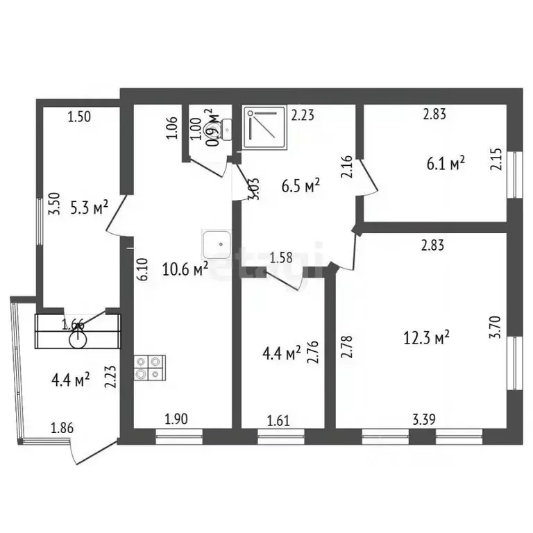 Дом в Самарская область, Самара Тушинская ул., 3 (41 м) - Фото 2