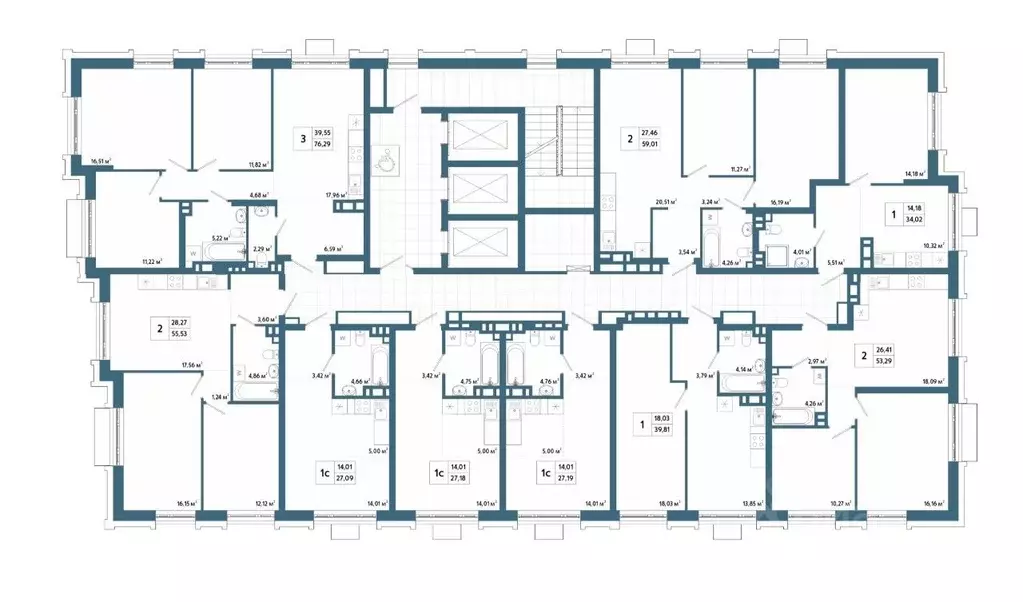 Студия Башкортостан, Уфа 42-й кв-л,  (27.24 м) - Фото 2