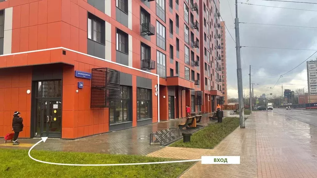 Помещение свободного назначения в Москва Краснобогатырская ул., 36 (41 ... - Фото 1