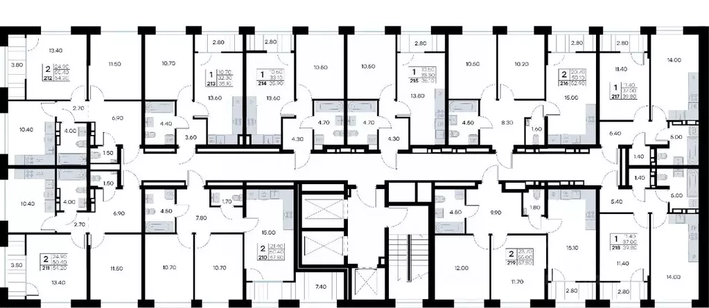 2-к кв. Приморский край, Владивосток ул. Нейбута, 135 (57.8 м) - Фото 2