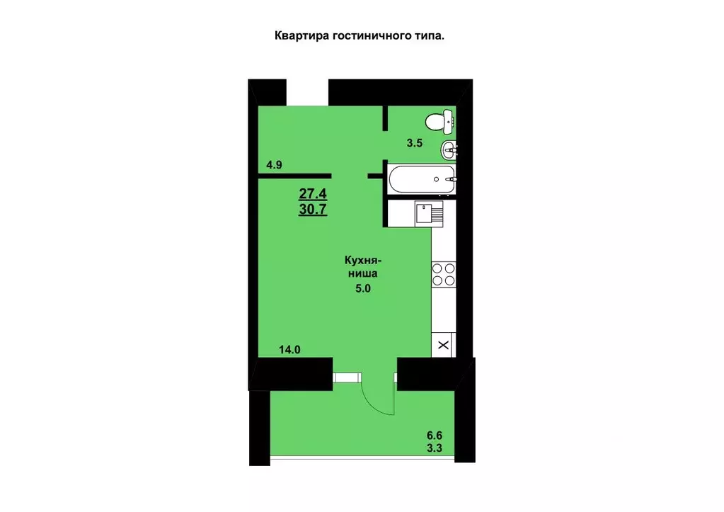 Студия Амурская область, Благовещенский район, с. Чигири ул. ... - Фото 1