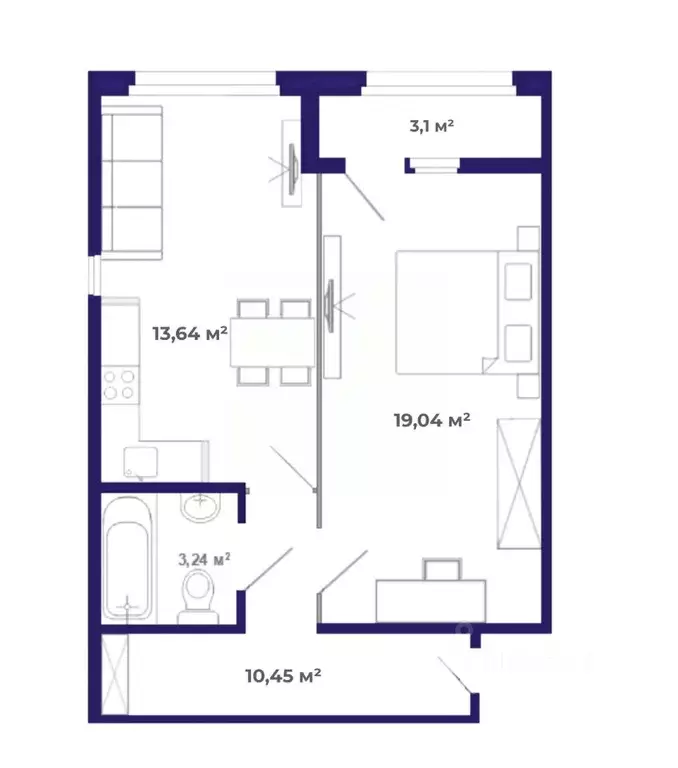 1-к кв. Иркутская область, Иркутский муниципальный округ, Маркова рп, ... - Фото 1