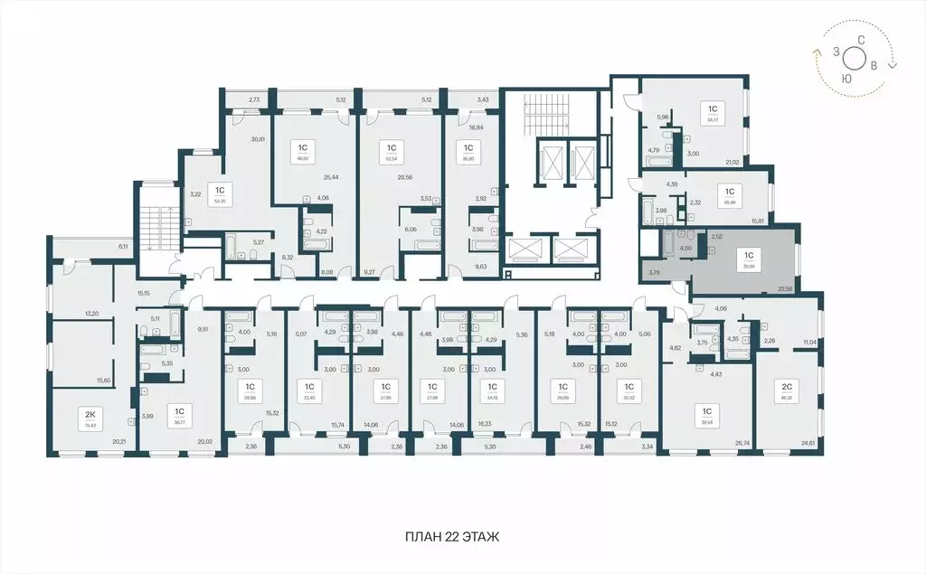 Квартира-студия: Новосибирск, Красный проспект, 180 (32.89 м) - Фото 1