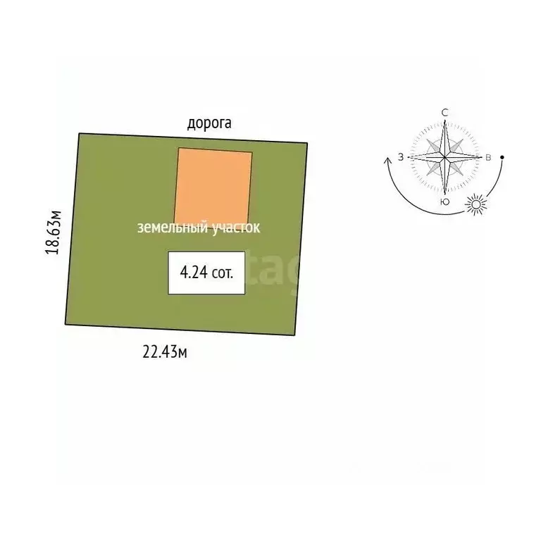 Дом в Краснодарский край, Динской район, Южно-Кубанское с/пос, пос. ... - Фото 1