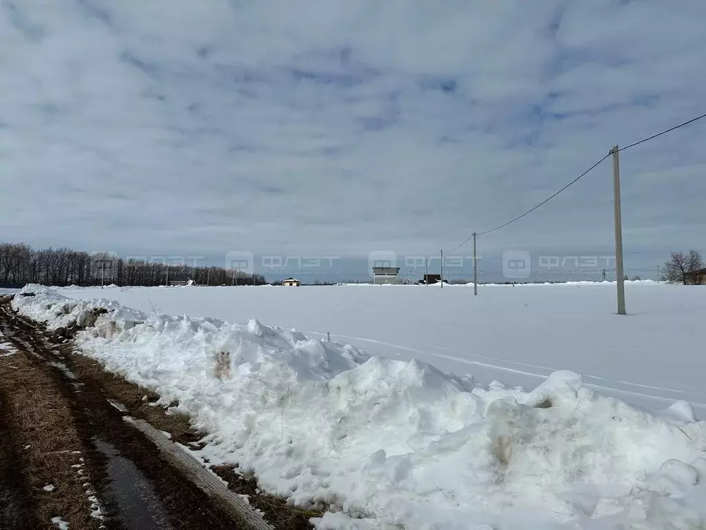 Участок в Татарстан, Лаишевский район, с. Державино ул. Вишневая, 17 ... - Фото 1