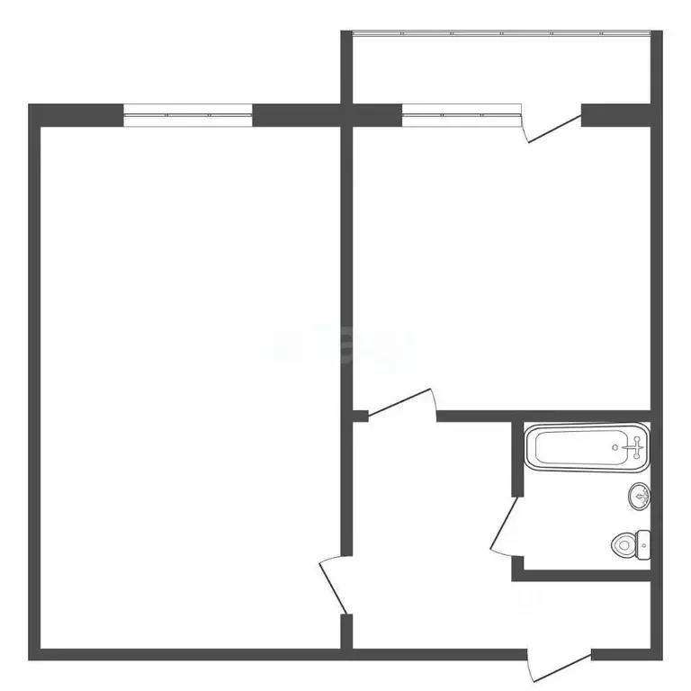 1-к кв. Тульская область, Тула городской округ, пос. Новая Мыза  (36.0 ... - Фото 2
