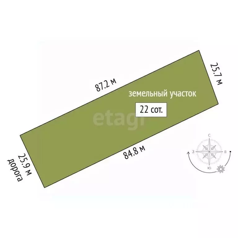 Участок в Крым, Ленинский район, с. Ильичево ул. Садовая (22.0 сот.) - Фото 2