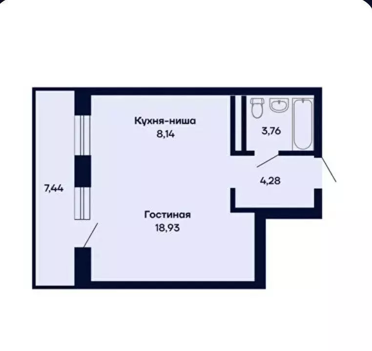 1-комнатная квартира: Улан-Удэ, микрорайон Площадка, Верхнеудинская ... - Фото 1