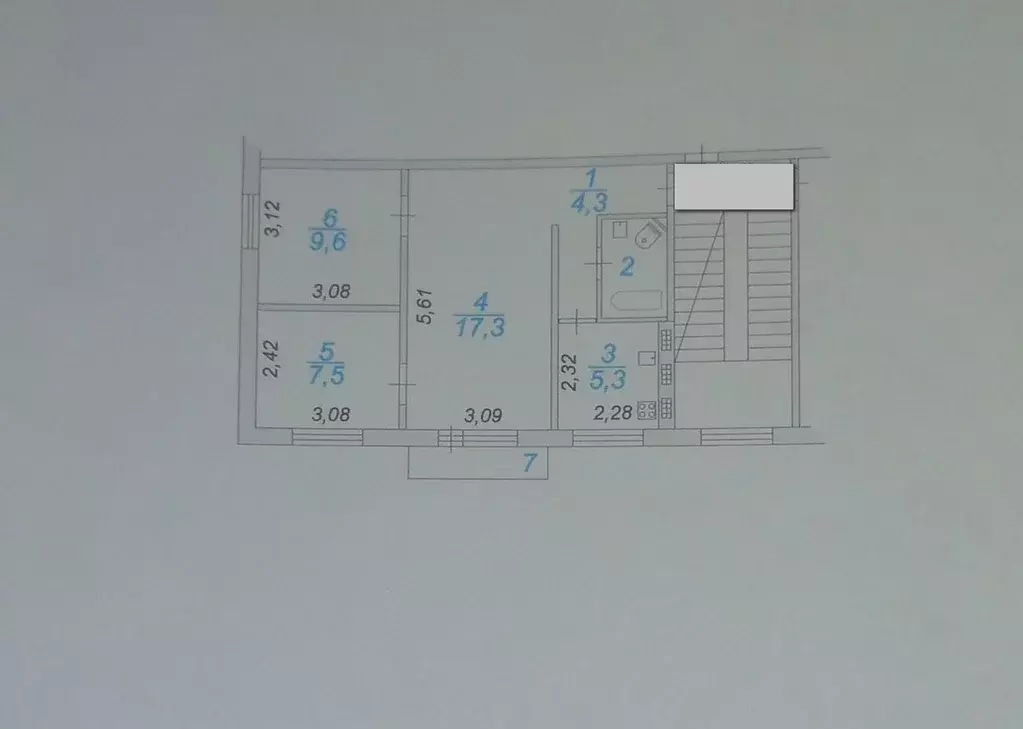3-к кв. Ленинградская область, Коммунар г. Гатчинский муниципальный ... - Фото 1