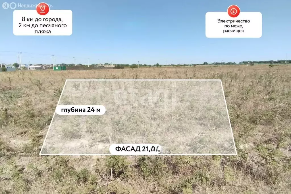 Участок в Краснодарский край, Анапа (5 м) - Фото 1