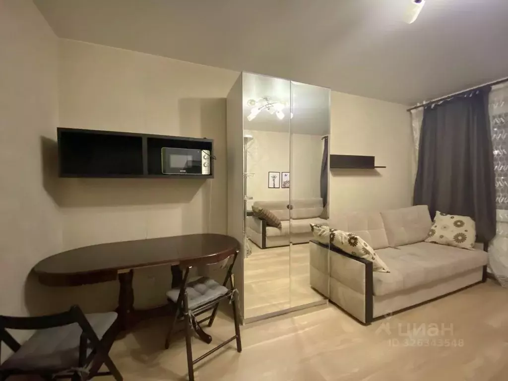 Студия Санкт-Петербург ул. Брянцева, 13к1 (24.0 м) - Фото 2