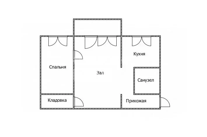 2-к кв. Ульяновская область, Ульяновск просп. 50-летия ВЛКСМ, 21 (42.4 ... - Фото 2