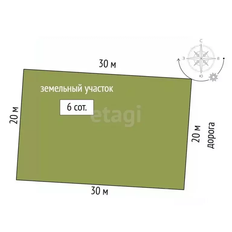 Участок в Ростовская область, Аксайский район, Ольгинское с/пос, ... - Фото 1