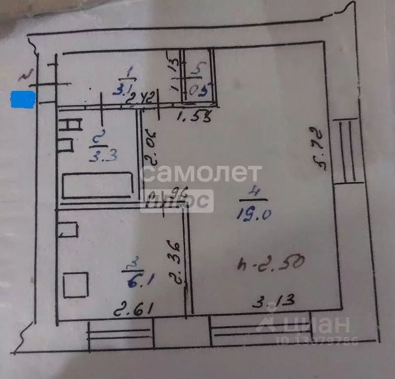 1-к кв. Забайкальский край, Чита Кайдаловская ул., 16 (32.0 м) - Фото 2