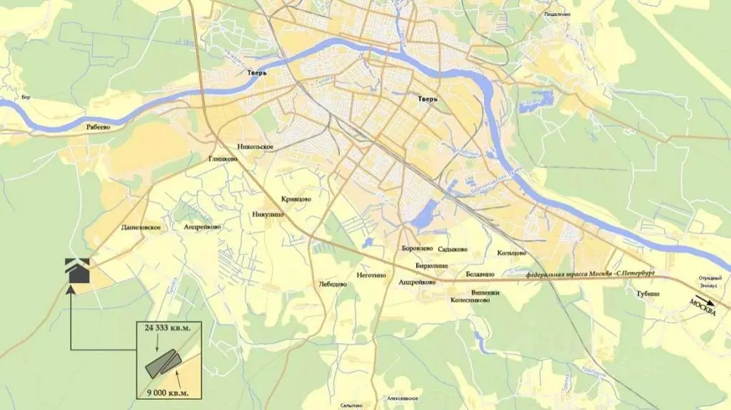 Участок в Тверская область, Калининский муниципальный округ, д. ... - Фото 2