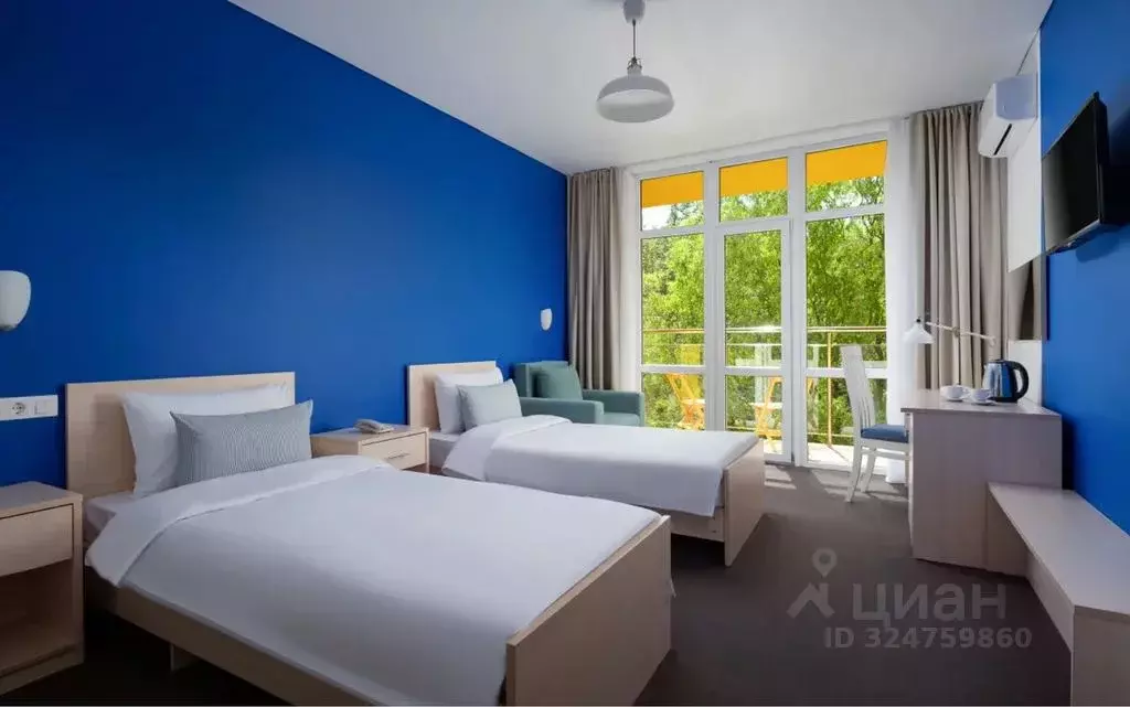 Комната Краснодарский край, Анапа ш. Симферопольское, 56 - Фото 1