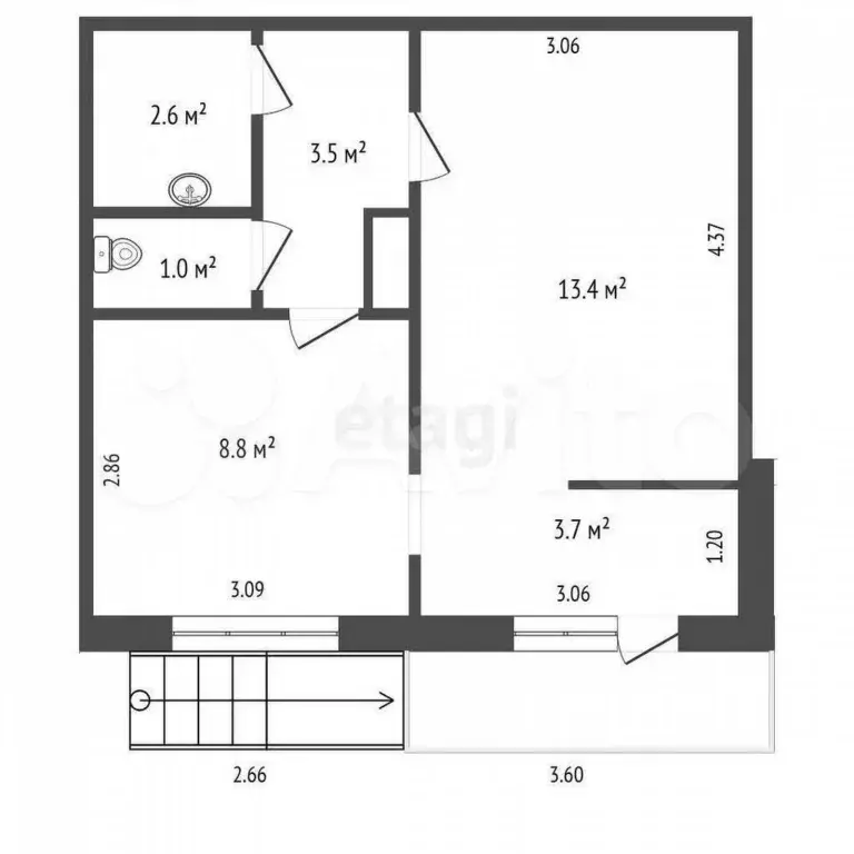 Продам торговое помещение, 33 м - Фото 0