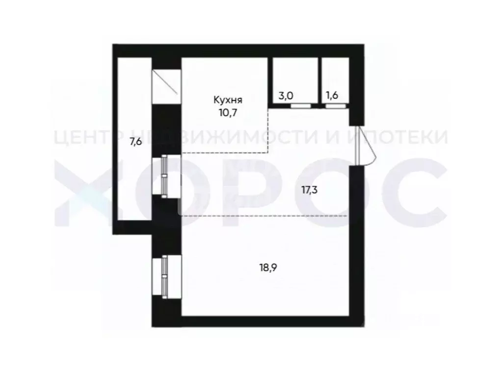 3-к кв. Амурская область, Благовещенский район, с. Чигири ул. ... - Фото 2