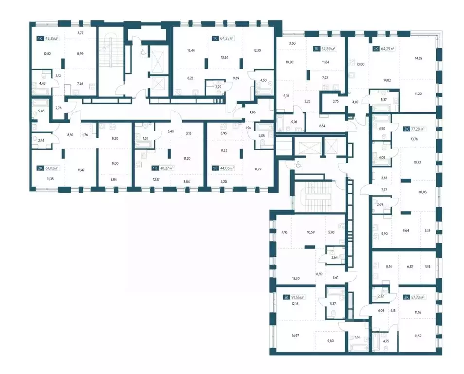 1-к кв. Хабаровский край, Хабаровск Адмирал жилой комплекс (38.35 м) - Фото 1