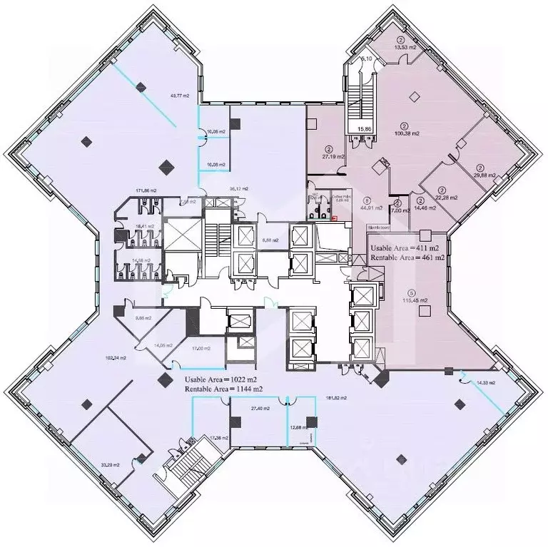 Помещение свободного назначения в Москва Павелецкая пл., 2С2 (461 м) - Фото 2