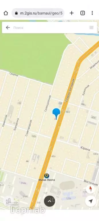 Участок в Алтайский край, Барнаул Северо-Западная ул., 170 (5.0 сот.) - Фото 1