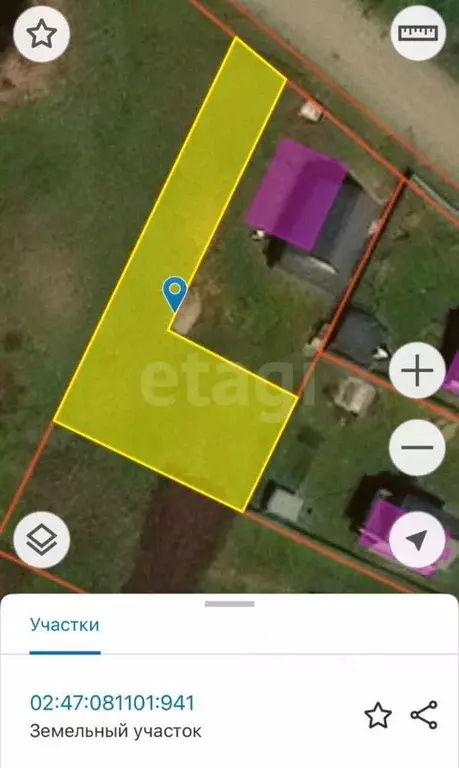 Участок в Башкортостан, Уфимский район, Кирилловский сельсовет, д. ... - Фото 2