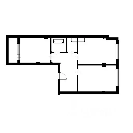 2-к кв. Санкт-Петербург Пионерская ул., 50 (68.0 м) - Фото 1