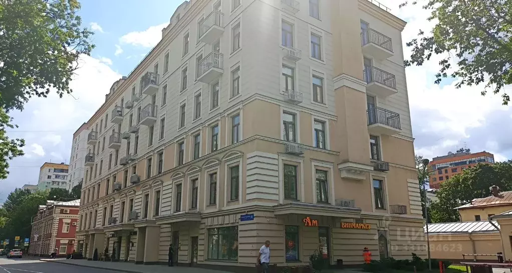 Помещение свободного назначения в Москва Большой Тишинский пер., 45 ... - Фото 1