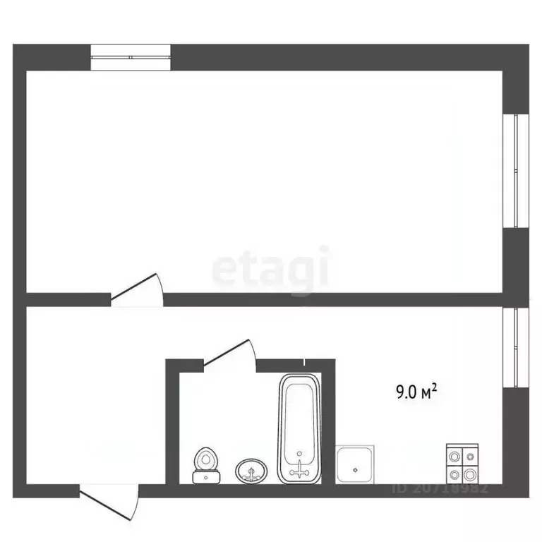 1-к кв. Камчатский край, Петропавловск-Камчатский ул. Арсеньева, 41 ... - Фото 1