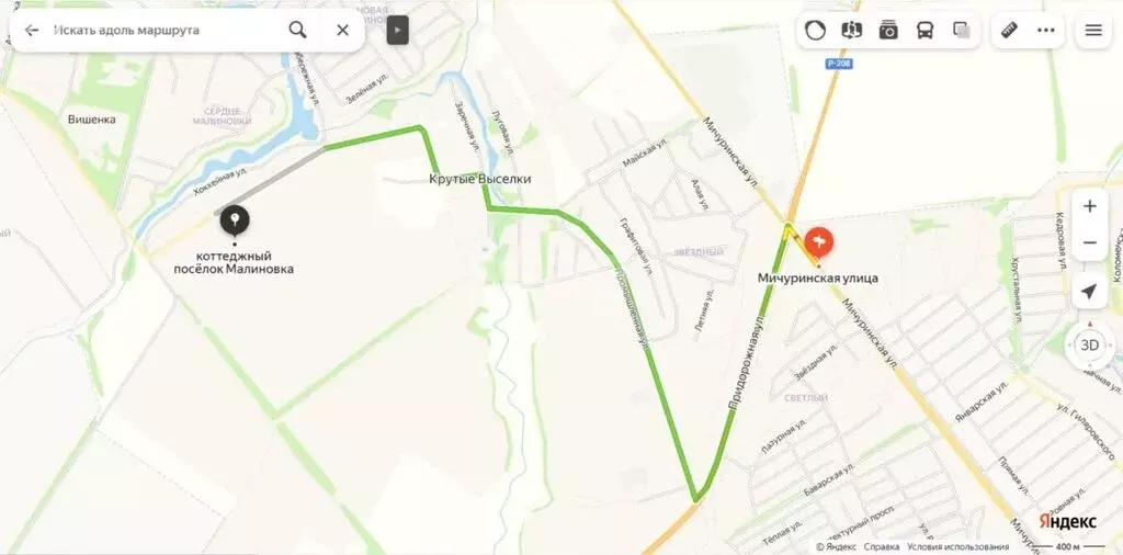 Участок в Тамбовский муниципальный округ, деревня Крутые Выселки (10 ... - Фото 2