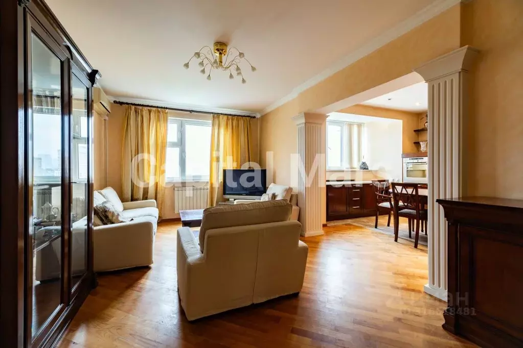 3-к кв. Москва ул. Сергея Макеева, 1 (83.0 м) - Фото 1