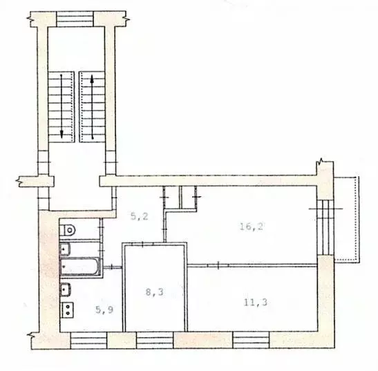 3-к кв. Свердловская область, Екатеринбург ул. Красных Командиров, 12 ... - Фото 2