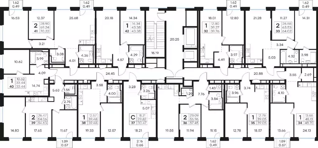 1-к кв. Нижегородская область, Нижний Новгород Глоракс Премиум Гребной ... - Фото 1