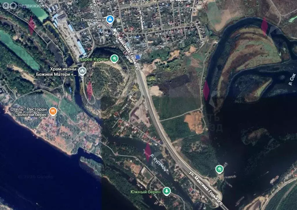 Участок в Красноярский район, рабочий посёлок Волжский, Набережная ... - Фото 2