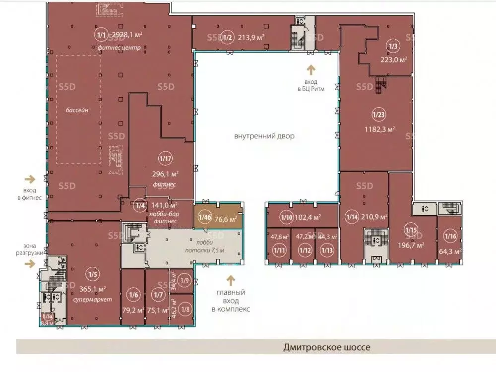 Торговая площадь в Москва Дмитровское ш., 81 (77 м) - Фото 2