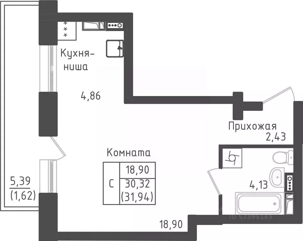 Студия Московская область, Дмитровский муниципальный округ, д. Рыбаки ... - Фото 1