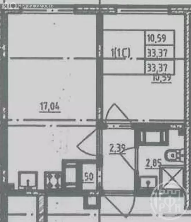 1-комнатная квартира: Санкт-Петербург, Муринская дорога, 31к1 (33.1 м) - Фото 1