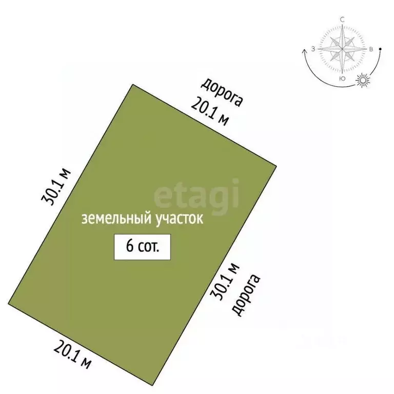 Участок в Крым, Кировский район, Синицынское с/пос, с. Васильковое ул. ... - Фото 2