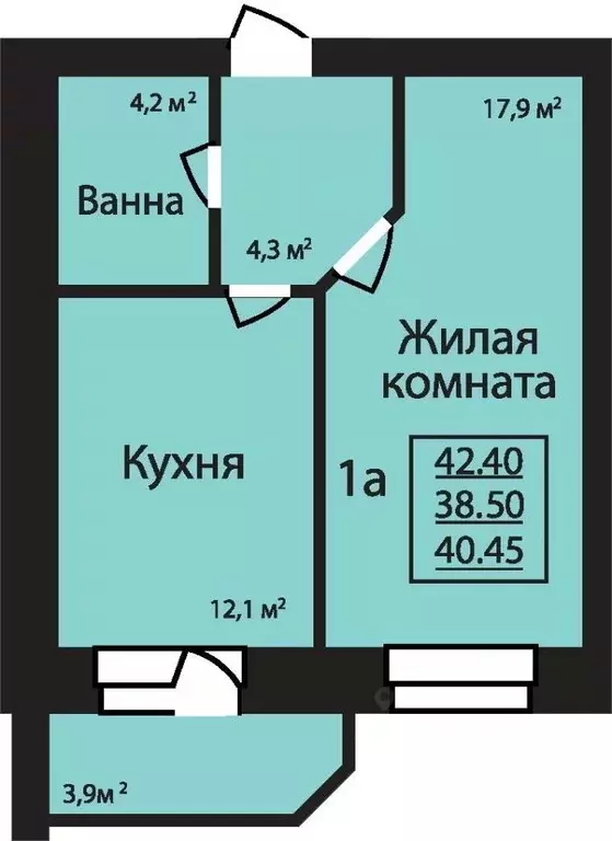 1-к кв. тамбовская область, тамбов ул. имени с.и. савостьянова, 3 . - Фото 0