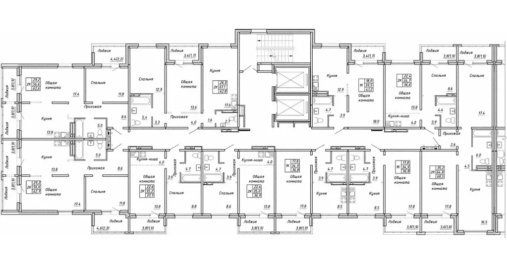 2-к кв. Новосибирская область, Новосибирск ул. Связистов, 13/1 (68.5 ... - Фото 2