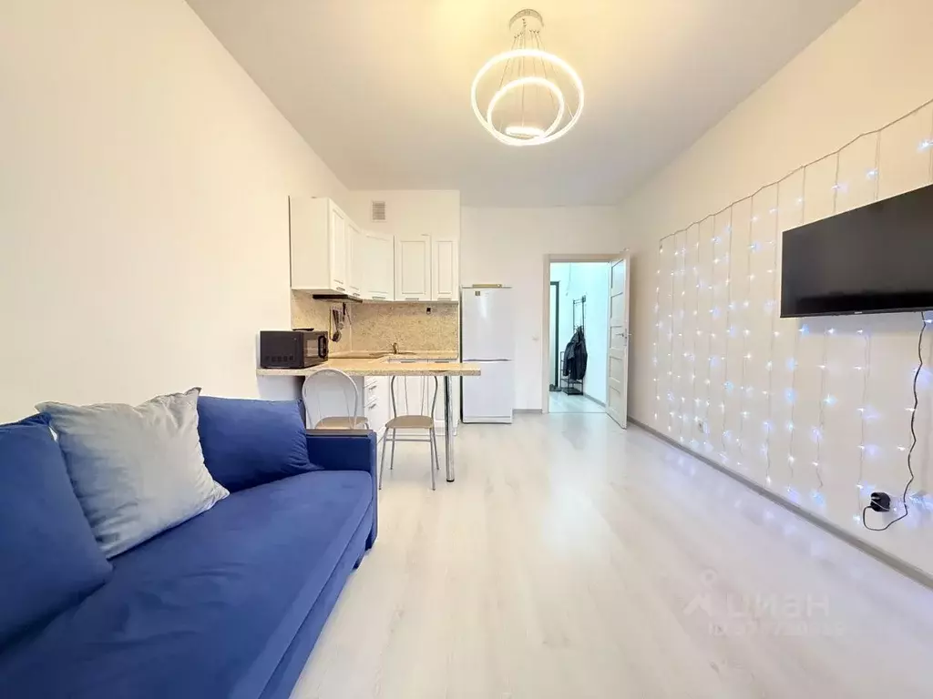 Студия Санкт-Петербург ул. Верхне-Каменская, 9к1 (28.0 м) - Фото 1