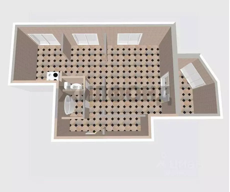 2-к кв. Ханты-Мансийский АО, Нефтеюганск 16а мкр, 53 (63.0 м) - Фото 0