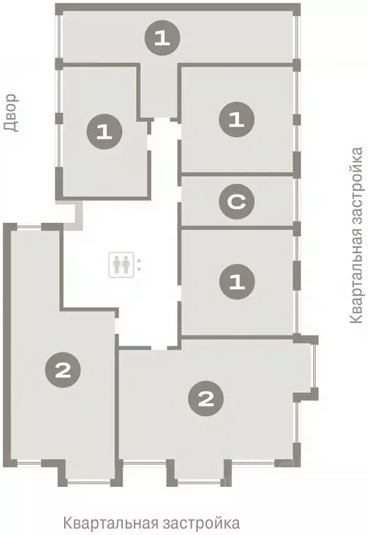 1-к кв. Тюменская область, Тюмень Мысовская ул., 26к1 (46.69 м) - Фото 1