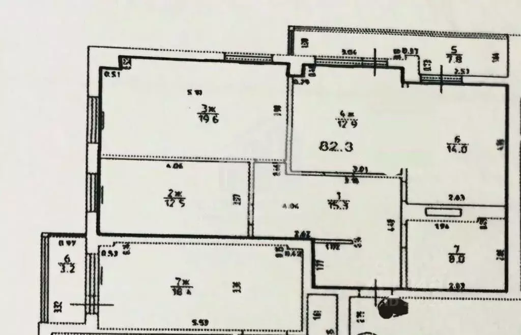 3-к кв. Калининградская область, Калининград ул. Аксакова, 135 (90.0 ... - Фото 1