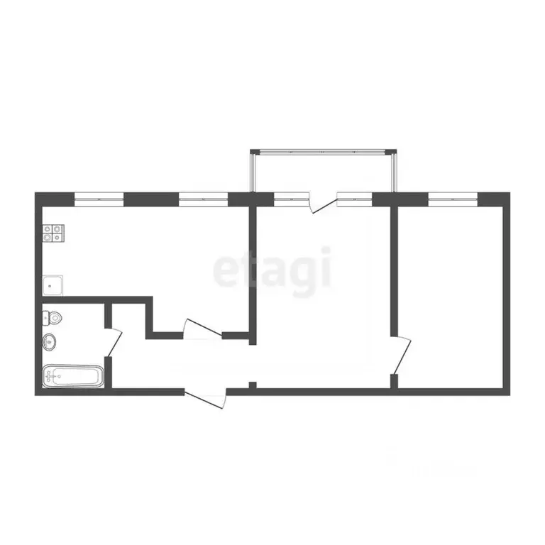 3-к кв. Челябинская область, Челябинск Ачинская ул., 31 (60.5 м) - Фото 1