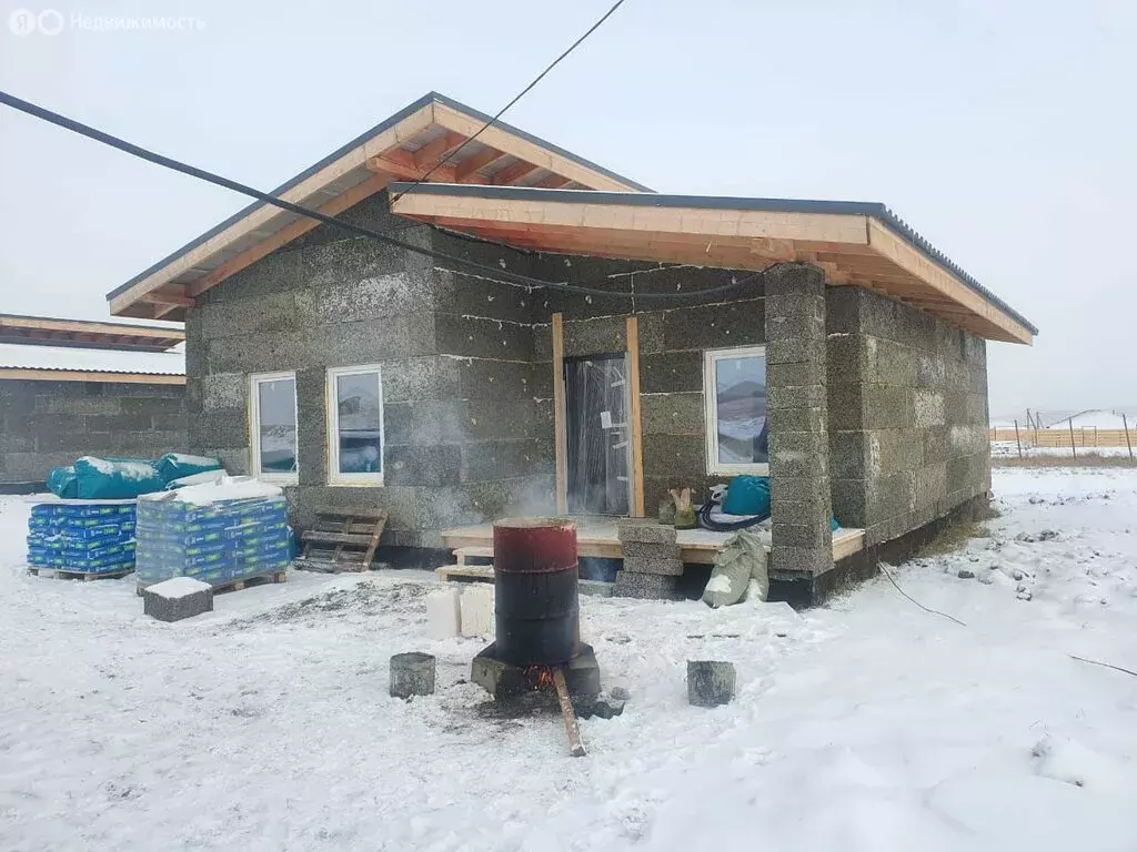 Дом в Емельяновский район, Солонцовский сельсовет, село Дрокино (68 м) - Фото 1