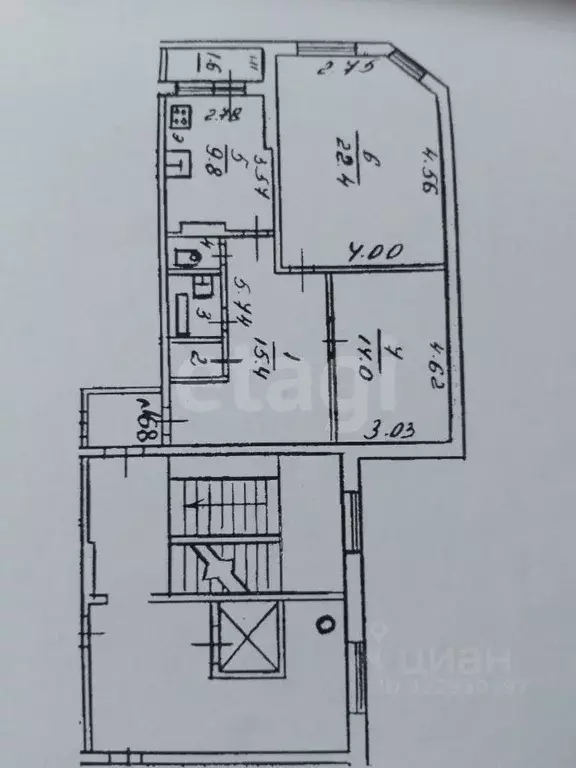 2-к кв. Псковская область, Псков ул. Генерала Маргелова, 19 (67.0 м) - Фото 2
