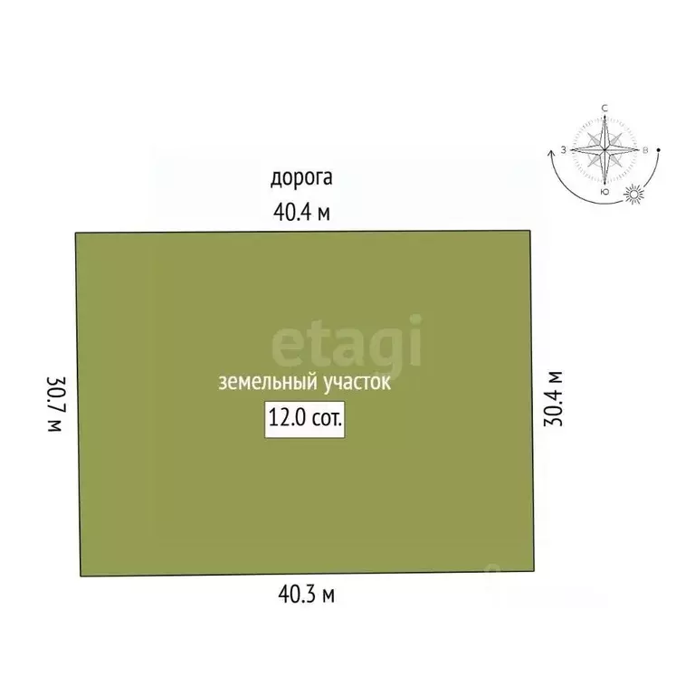 Участок в Башкортостан, Стерлитамакский район, Октябрьский сельсовет, ... - Фото 1