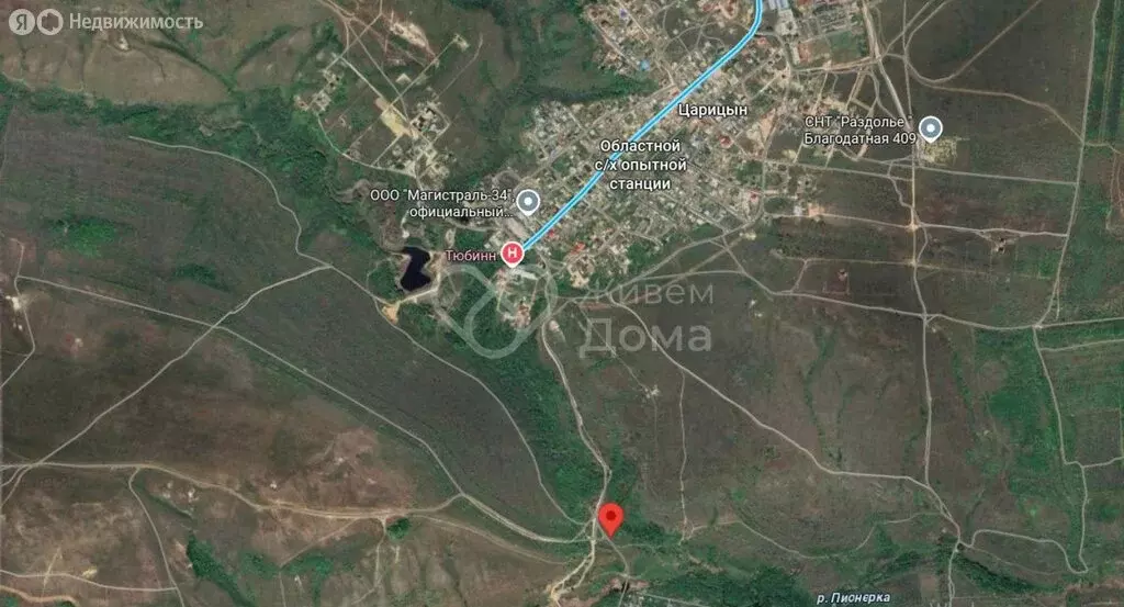 Участок в Царицын, дачное некоммерческое товарищество Царицынское, ... - Фото 0