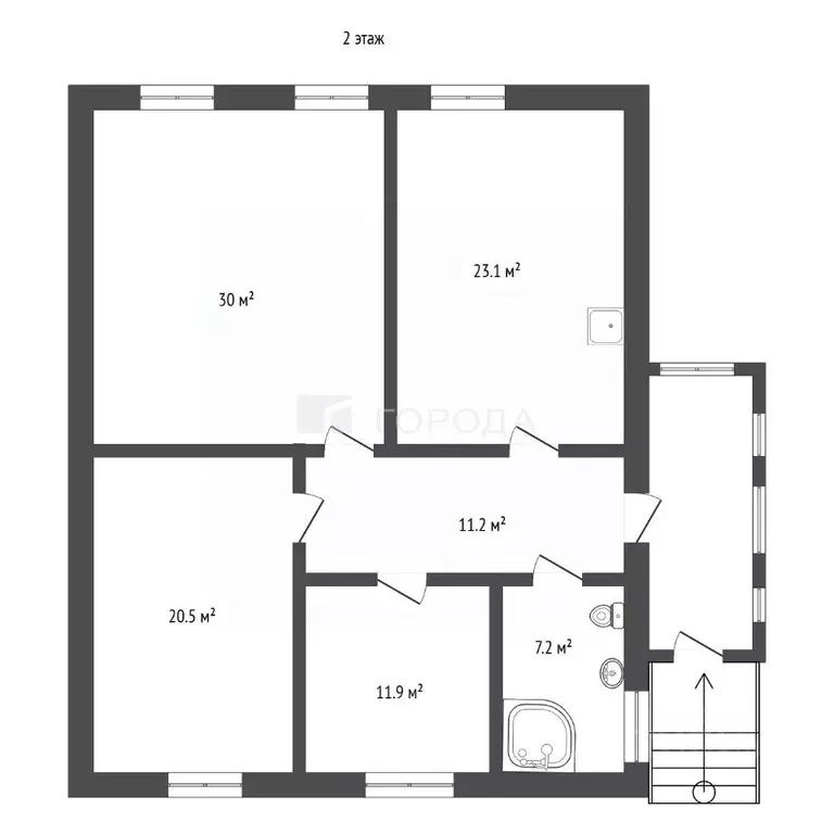 Дом в Алтайский край, Барнаул Колодезный пер., 6 (279 м) - Фото 2
